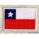 Patche écusson petit drapeau Chili