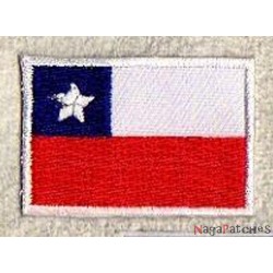 Aufnäher Patch klein Flagge Bügelbild Chile