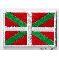 Aufnäher Patch klein Flagge Bügelbild Baskenland