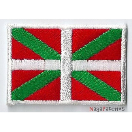 Patche écusson petit drapeau Pays Basque
