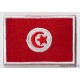 Toppa  bandiera piccolo termoadesiva Tunisia