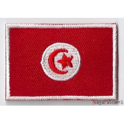 Iron-on Flag Small Patch Tunisia