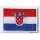 Aufnäher Patch klein Flagge Bügelbild Kroatien