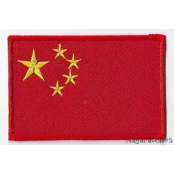 Aufnäher Patch Flagge Bügelbild China