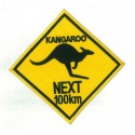 Aufnäher Patch Bügelbild Känguru