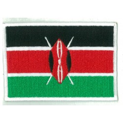 Aufnäher Patch Flagge Bügelbild Kenia