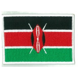 Iron-on Flag Patch Kenya