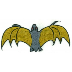 Aufnäher groß Patch Bügelbild Fledermaus