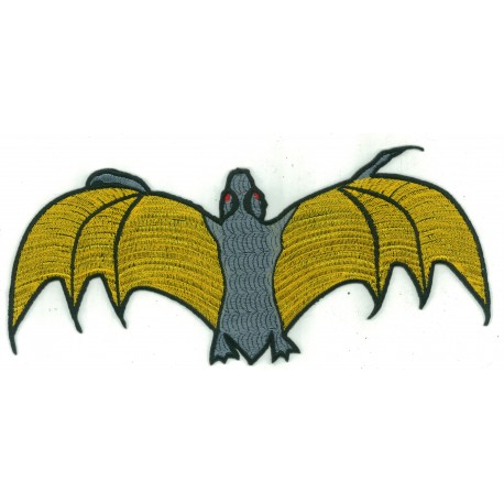 Patche dorsal thermocollant chauve-souris