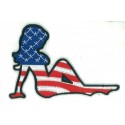 Patche écusson Pin-Up USA