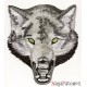 Patche dorsal thermocollant Loup
