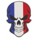 Iron-on Back Patch Skull France