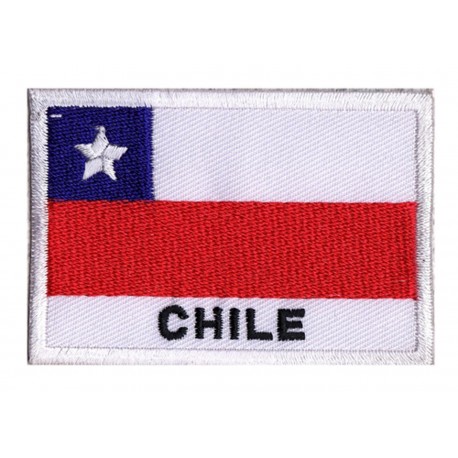 Toppa  bandiera Chili