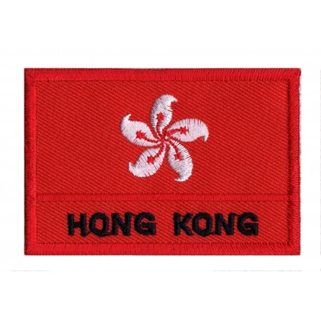 Aufnäher Patch Flagge Hongkong