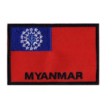 Aufnäher Patch Flagge Myanmar