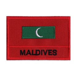 Parche bandera Maldivas