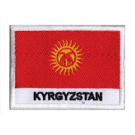 Aufnäher Patch Flagge Kirgisistan