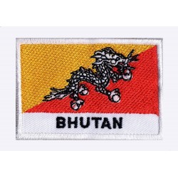 Aufnäher Patch Flagge Bhutan