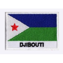 Aufnäher Patch Flagge Dschibuti