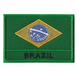 Aufnäher Patch Flagge Brasilien