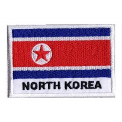 Aufnäher Patch Flagge Nordkorea