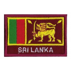 Patche drapeau Sri Lanka