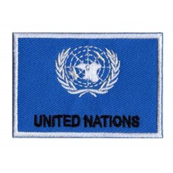 Patche drapeau Nations Unies ONU