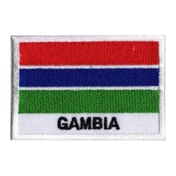 Aufnäher Patch Flagge Gambia