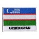 Toppa  bandiera Uzbekistan