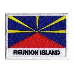 Toppa  bandiera Reunion Island