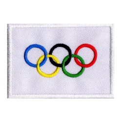 Toppa  bandiera Olimpiadi