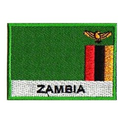 Aufnäher Patch Flagge Sambia
