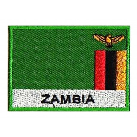 Aufnäher Patch Flagge Sambia