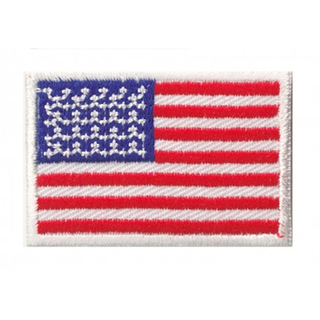 Patche écusson petit drapeau USA