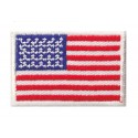 Aufnäher Patch klein Flagge Bügelbild USA