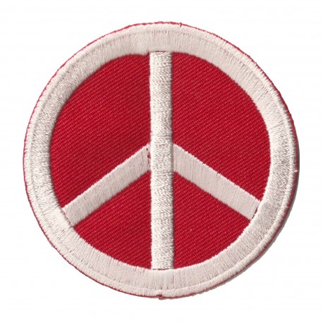Patche écusson thermocollant Peace and Love