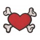 Iron-on Patch  Pirate heart