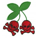 Iron-on Patch Cherry skull