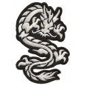 Iron-on Patch golden White Dragon