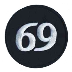 Iron-on Patch 69 sixty nine