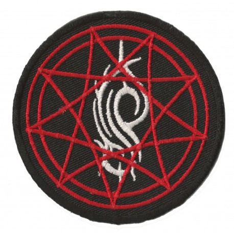 Toppa  termoadesiva Slipknot simbolo occulto