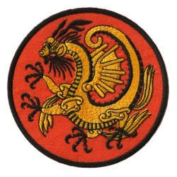 Iron-on Patch golden dragon