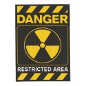 Iron-on Patch Danger Restricted Area