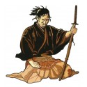 Toppa grande termoadesiva Samurai