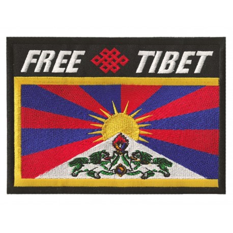 Aufnäher Patch Bügelbild Free Tibet