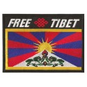 Patche écusson thermocollant Free Tibet