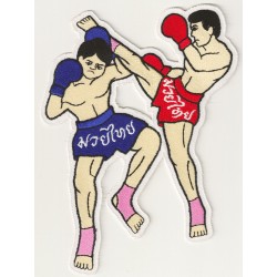 Iron-on Back Patch Muay Thai Kick