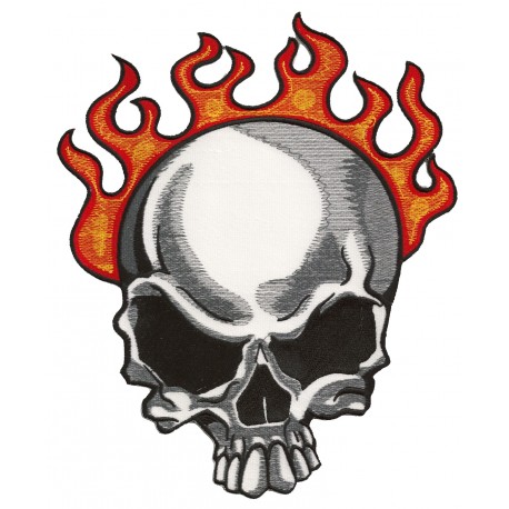 Patche dorsal thermocollant Fire Skull