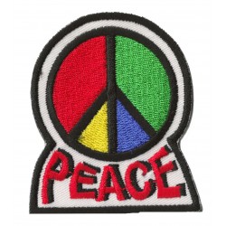 Aufnäher Patch Bügelbild Peace 70's