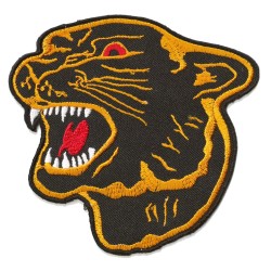 Aufnäher Patch Bügelbild  schwarzer Panther